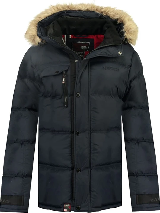 Zdjęcie produktu Geographical Norway Kurtka zimowa "Bonapart" w kolorze granatowym rozmiar: XXL
