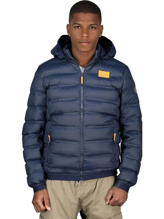 Zdjęcie produktu Geographical Norway Kurtka zimowa "Boomboom" w kolorze granatowym rozmiar: XL