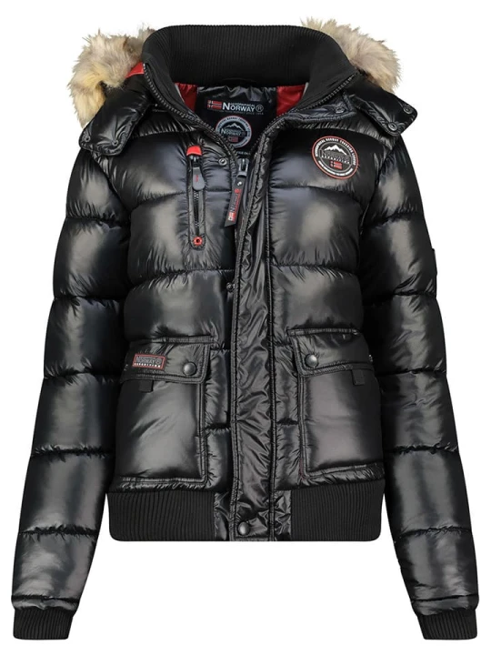 Zdjęcie produktu Geographical Norway Kurtka zimowa "Bugs" w kolorze czarnym rozmiar: XL