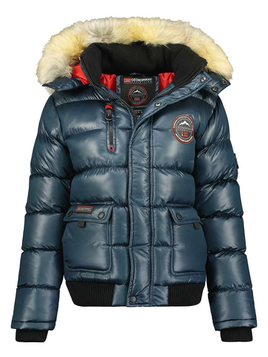 Zdjęcie produktu Geographical Norway Kurtka zimowa "Bugs" w kolorze granatowym rozmiar: XXL