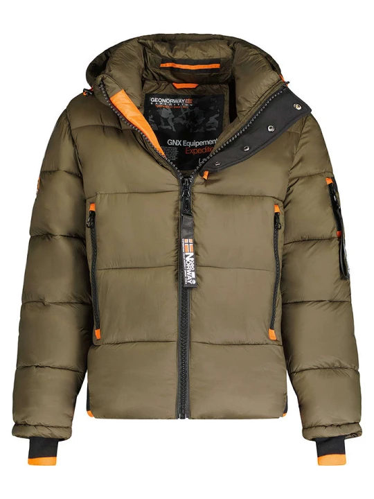 Zdjęcie produktu Geographical Norway Kurtka zimowa "Calix" w kolorze khaki rozmiar: 3XL