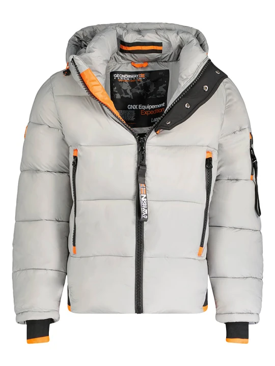 Zdjęcie produktu Geographical Norway Kurtka zimowa "Calix" w kolorze szarym rozmiar: XXL