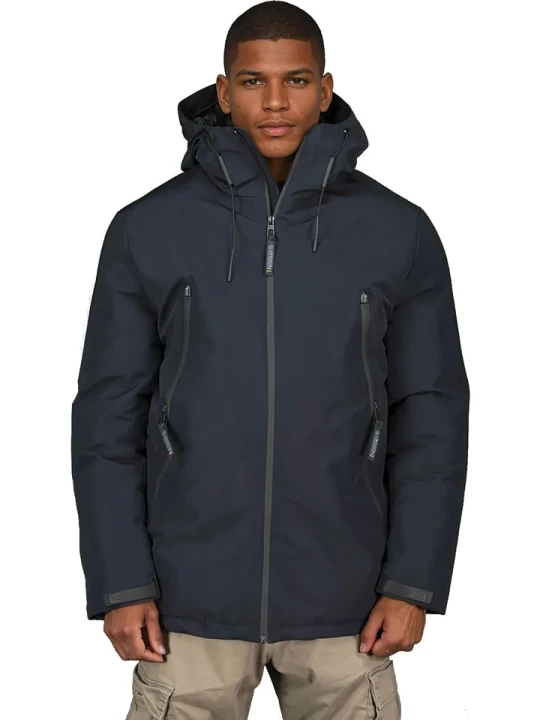 Zdjęcie produktu Geographical Norway Kurtka zimowa "Cedric" w kolorze granatowym rozmiar: M