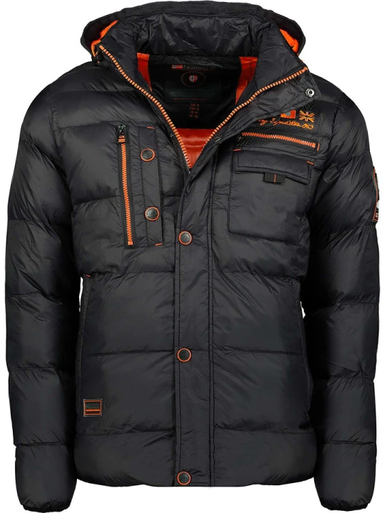 Zdjęcie produktu Geographical Norway Kurtka pikowana "Citernier" w kolorze czarnym rozmiar: 140