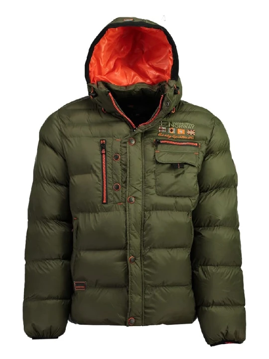Zdjęcie produktu Geographical Norway Kurtka zimowa "Citernier" w kolorze khaki rozmiar: XL