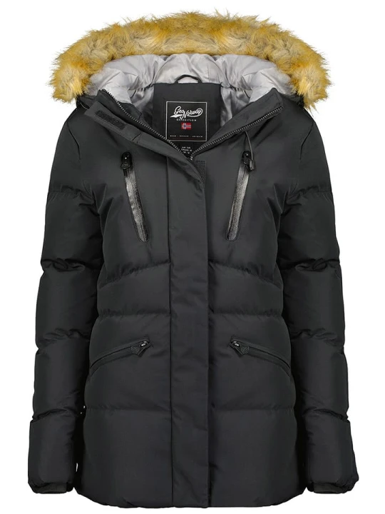 Zdjęcie produktu Geographical Norway Kurtka zimowa "Crown" w kolorze czarnym rozmiar: S