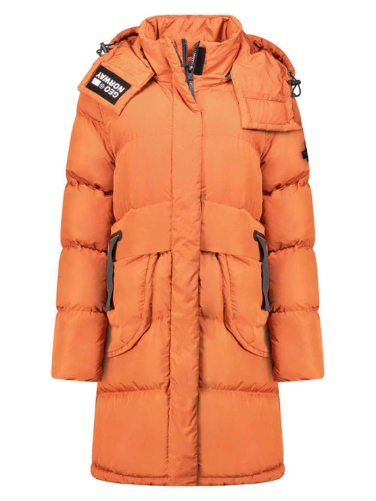 Zdjęcie produktu Geographical Norway Kurtka zimowa "Dalmira" w kolorze pomarańczowym rozmiar: XXL