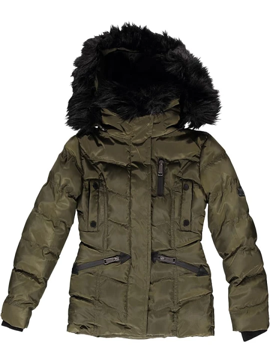 Zdjęcie produktu Geographical Norway Kurtka zimowa "Doctor" w kolorze khaki rozmiar: 140
