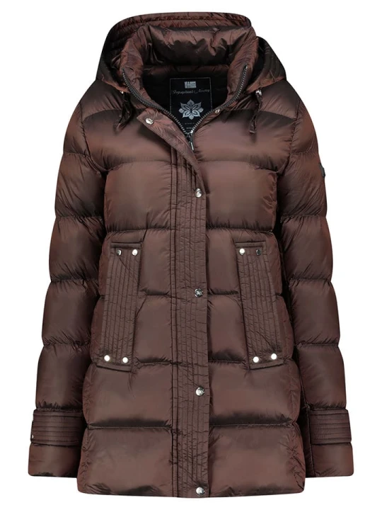 Zdjęcie produktu Geographical Norway Kurtka zimowa "Dolidia" w kolorze brązowym rozmiar: XL