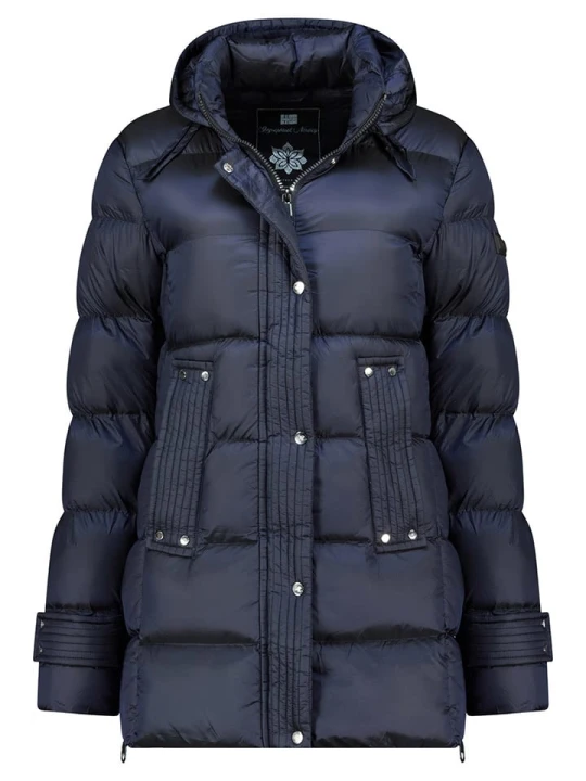 Zdjęcie produktu Geographical Norway Kurtka zimowa "Dolidia" w kolorze granatowym rozmiar: M