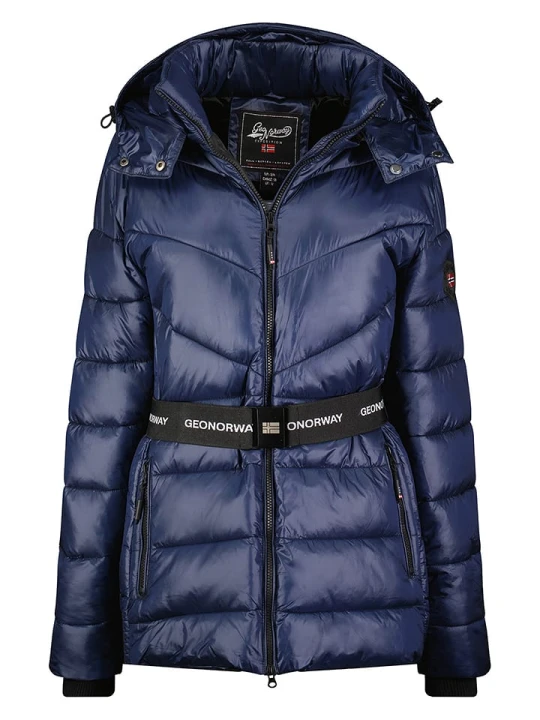 Zdjęcie produktu Geographical Norway Kurtka zimowa "Elenor" w kolorze granatowym rozmiar: XXL