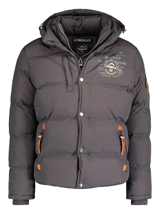 Zdjęcie produktu Geographical Norway Kurtka zimowa "Verveine" w kolorze szarym rozmiar: S