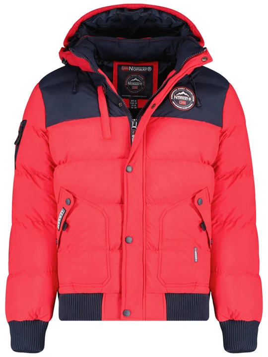 Zdjęcie produktu Geographical Norway Kurtka zimowa "Volva" w kolorze czerwonym rozmiar: 3XL