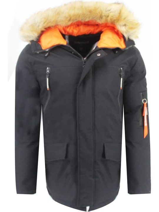 Zdjęcie produktu Geographical Norway Parka "Arnold" w kolorze granatowym rozmiar: S