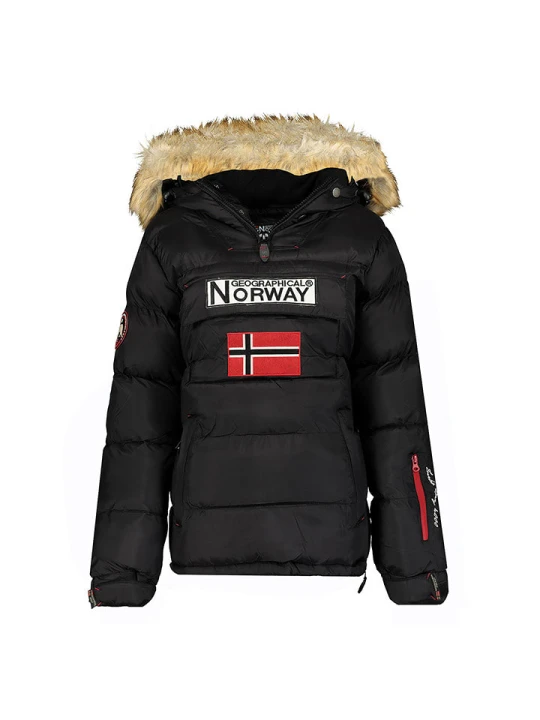 Zdjęcie produktu Geographical Norway Parka "Belancolie" w kolorze czarnym rozmiar: 176