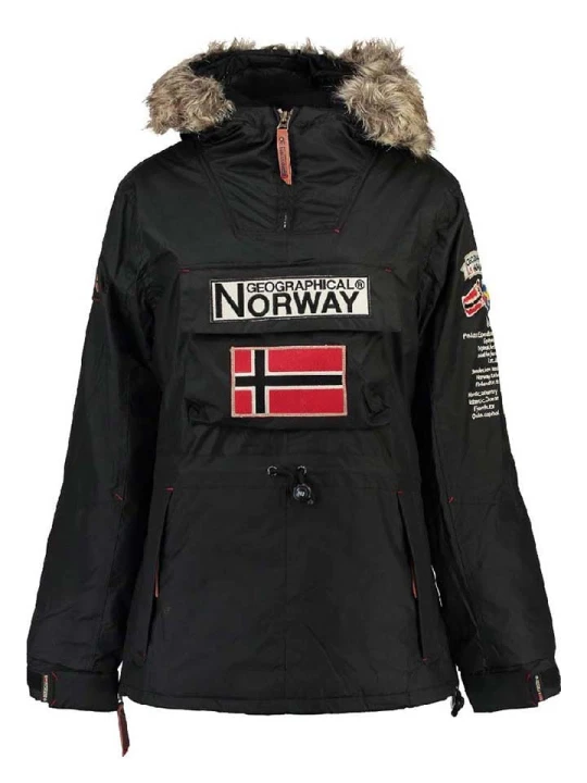Zdjęcie produktu Geographical Norway Parka "Boomera" w kolorze czarnym rozmiar: M