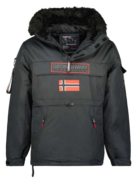 Zdjęcie produktu Geographical Norway Parka "Bruno" w kolorze czarnym rozmiar: 152