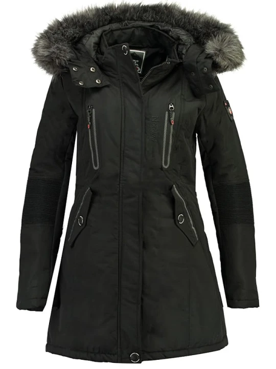 Zdjęcie produktu Geographical Norway Parka "Coraly" w kolorze czarnym rozmiar: 152