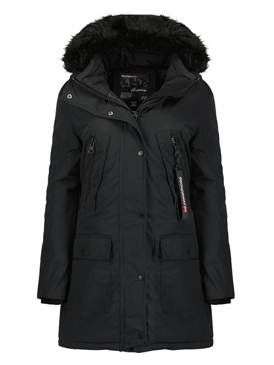 Zdjęcie produktu Geographical Norway Parka "Corta" w kolorze czarnym rozmiar: M