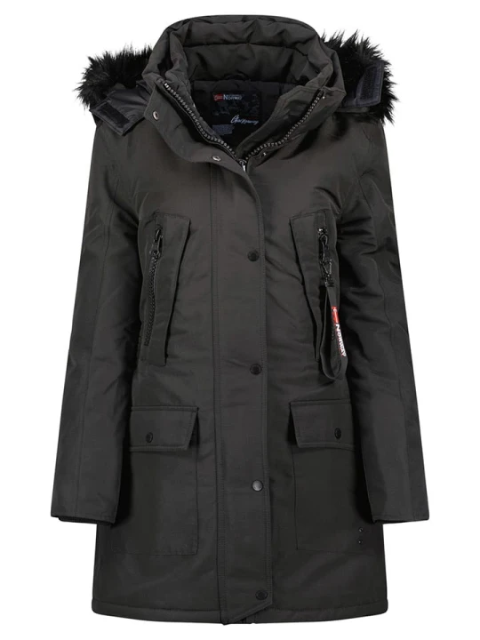 Zdjęcie produktu Geographical Norway Parka "Corta" w kolorze czarnym rozmiar: L
