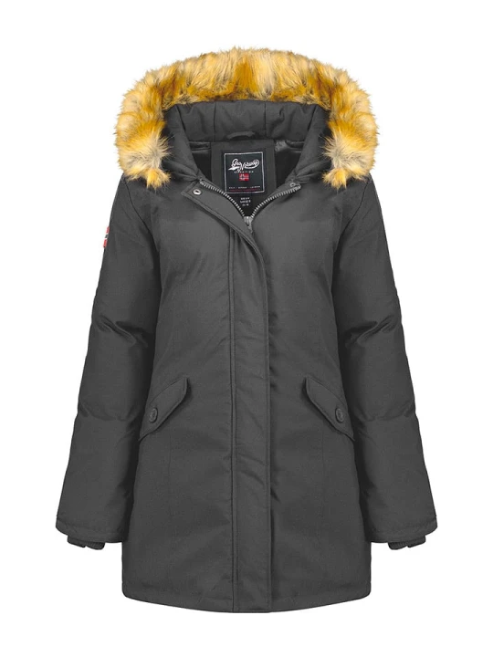 Zdjęcie produktu Geographical Norway Parka "Dinasty" w kolorze ciemnoszarym rozmiar: S