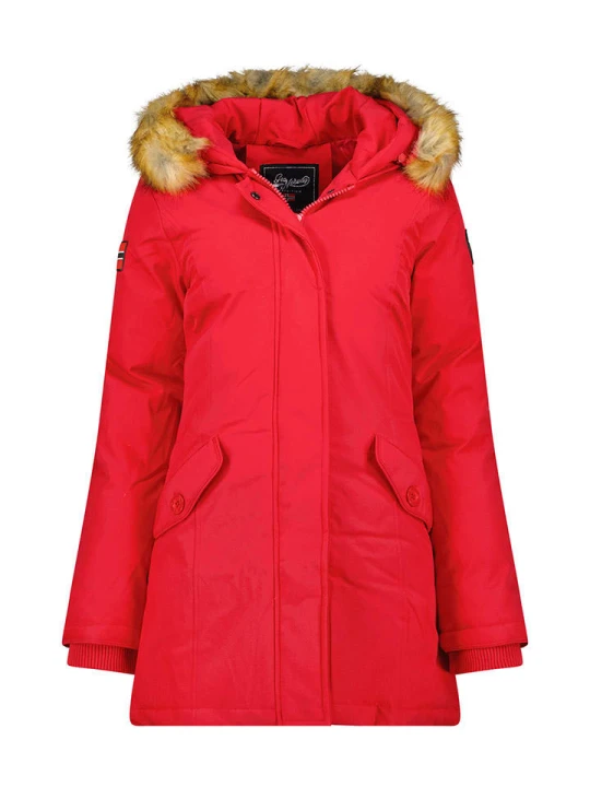 Zdjęcie produktu Geographical Norway Parka "Dinasty" w kolorze czerwonym rozmiar: L