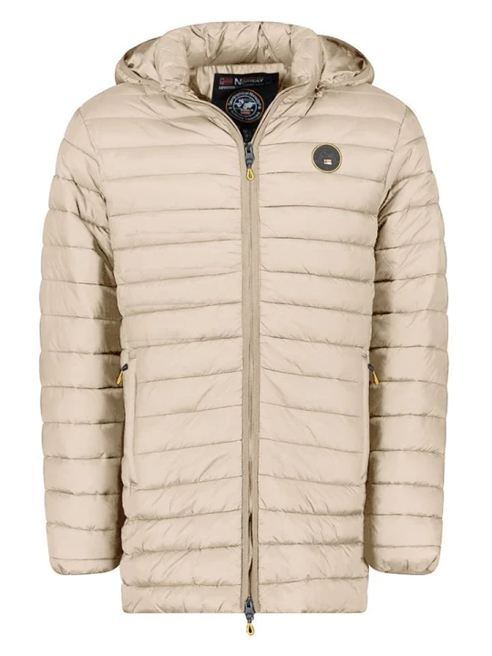 Zdjęcie produktu Geographical Norway Płaszcz pikowany "Amigomap" w kolorze beżowym rozmiar: 3XL