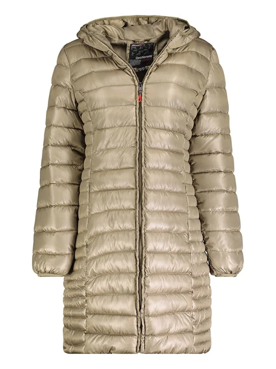 Zdjęcie produktu Geographical Norway Płaszcz pikowany "Annecy" w kolorze beżowym rozmiar: 164