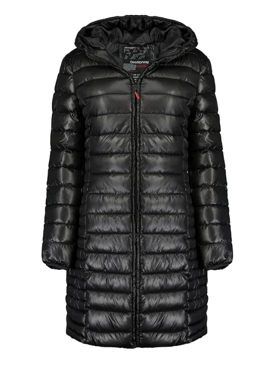 Zdjęcie produktu Geographical Norway Płaszcz pikowany "Annecy" w kolorze czarnym rozmiar: 164