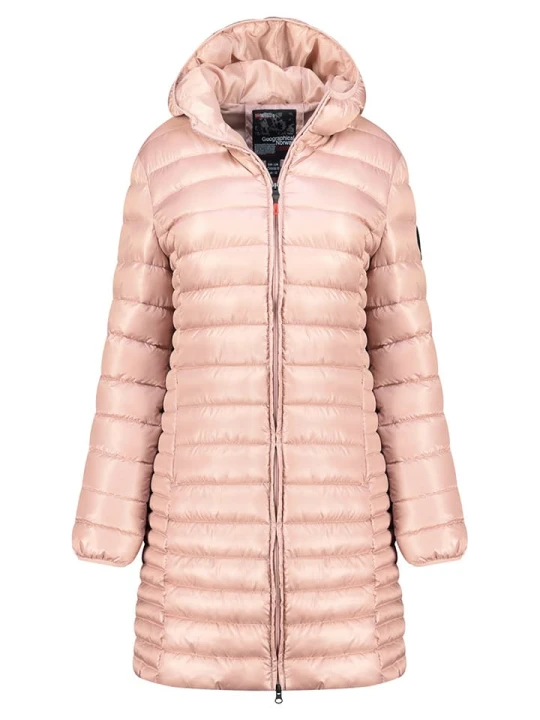 Zdjęcie produktu Geographical Norway Płaszcz pikowany "Annecy" w kolorze jasnoróżowym rozmiar: S