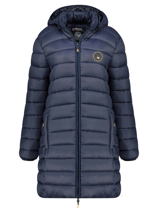 Zdjęcie produktu Geographical Norway Płaszcz pikowany "Atikamap" w kolorze granatowym rozmiar: S