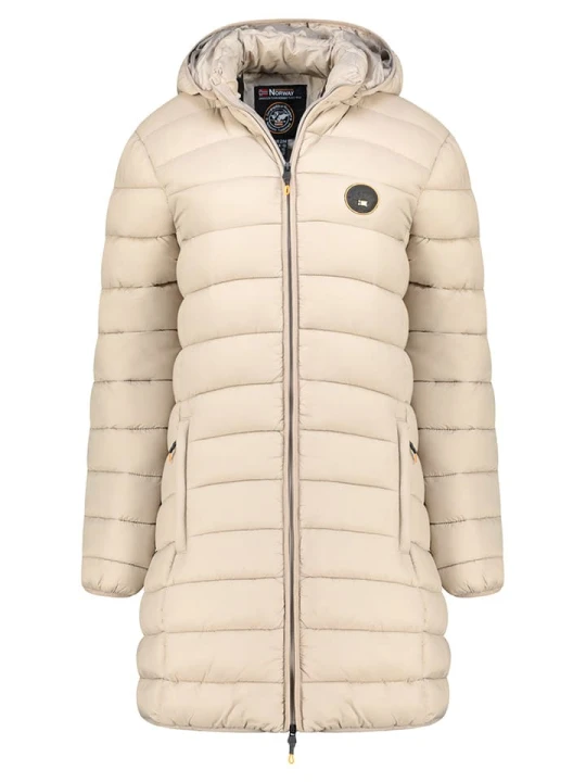 Zdjęcie produktu Geographical Norway Płaszcz pikowany "Atikamap" w kolorze kremowym rozmiar: S