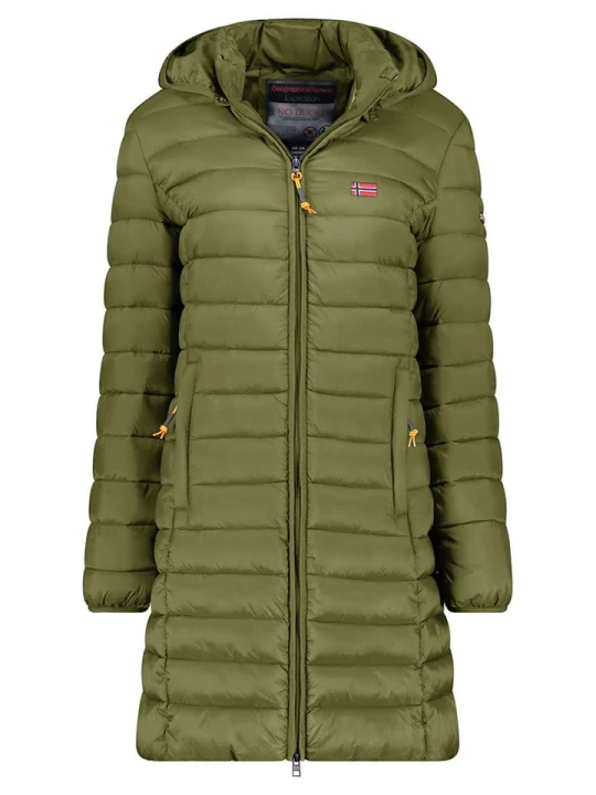 Zdjęcie produktu Geographical Norway Płaszcz pikowany "Atikolor" w kolorze oliwkowym rozmiar: XXL