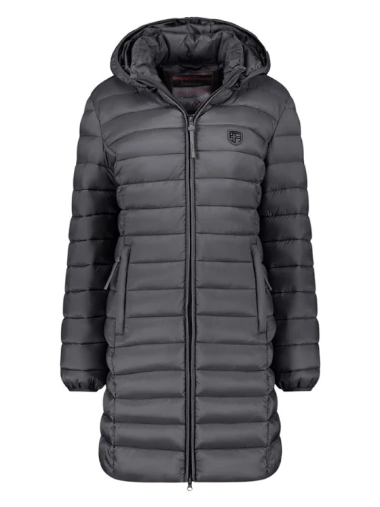 Zdjęcie produktu Geographical Norway Płaszcz pikowany "Atikotal" w kolorze antracytowym rozmiar: S