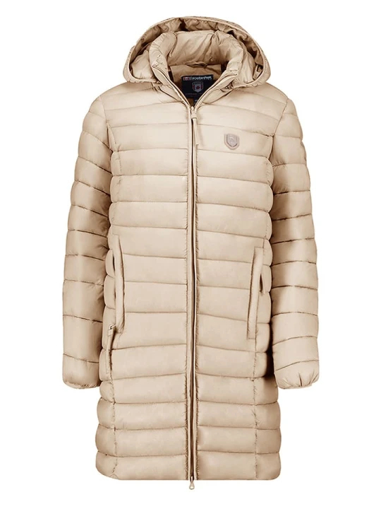 Zdjęcie produktu Geographical Norway Płaszcz pikowany "Atikotal" w kolorze beżowym rozmiar: S