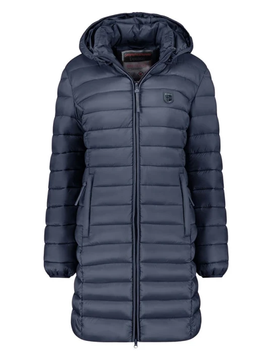 Zdjęcie produktu Geographical Norway Płaszcz pikowany "Atikotal" w kolorze granatowym rozmiar: XXL
