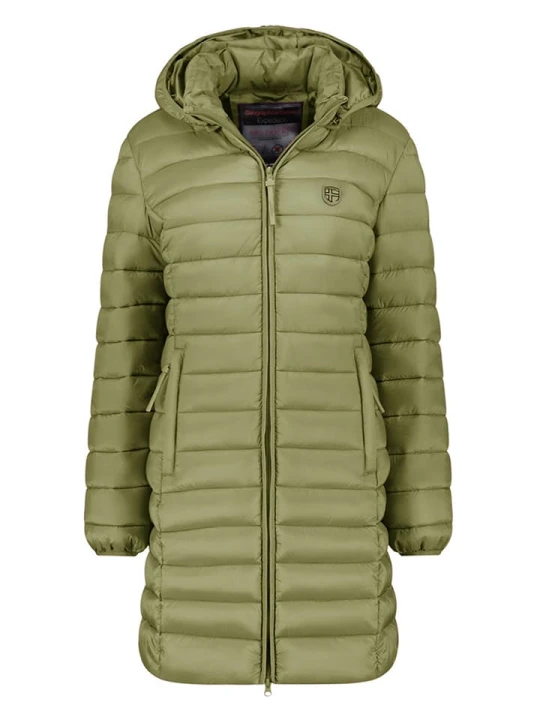 Zdjęcie produktu Geographical Norway Płaszcz pikowany "Atikotal" w kolorze zielonym rozmiar: XXL