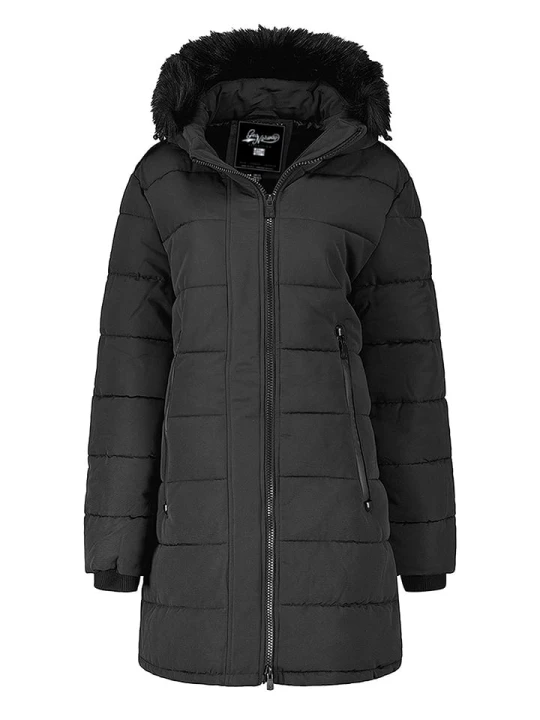 Zdjęcie produktu Geographical Norway Płaszcz pikowany "Atruche" w kolorze czarnym rozmiar: M