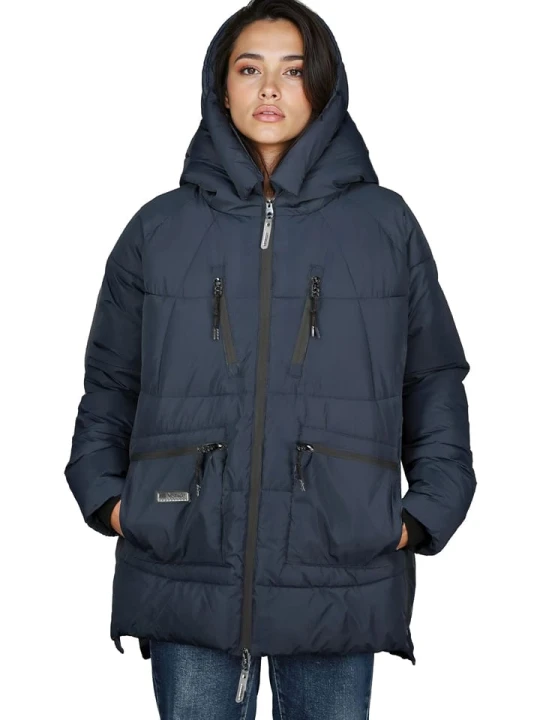 Zdjęcie produktu Geographical Norway Płaszcz pikowany "Badaboum" w kolorze granatowym rozmiar: L