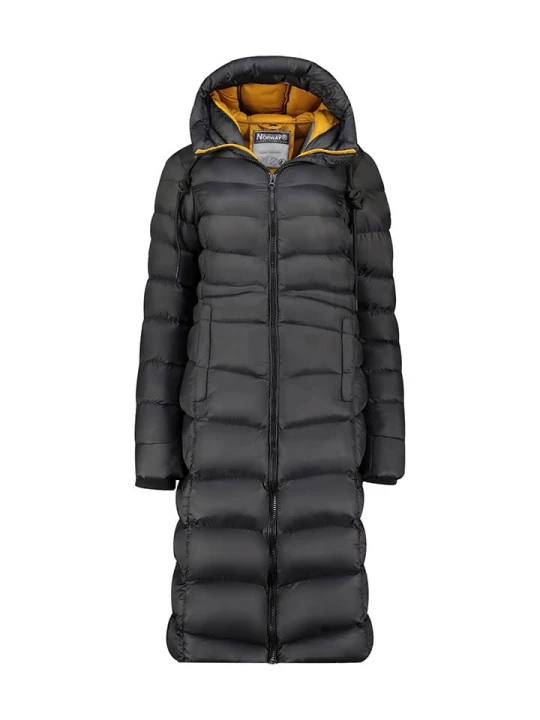 Zdjęcie produktu Geographical Norway Płaszcz pikowany "Berangere" w kolorze czarnym rozmiar: 128
