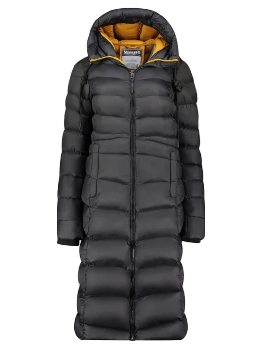 Zdjęcie produktu Geographical Norway Płaszcz pikowany "Berangere" w kolorze czarnym rozmiar: L