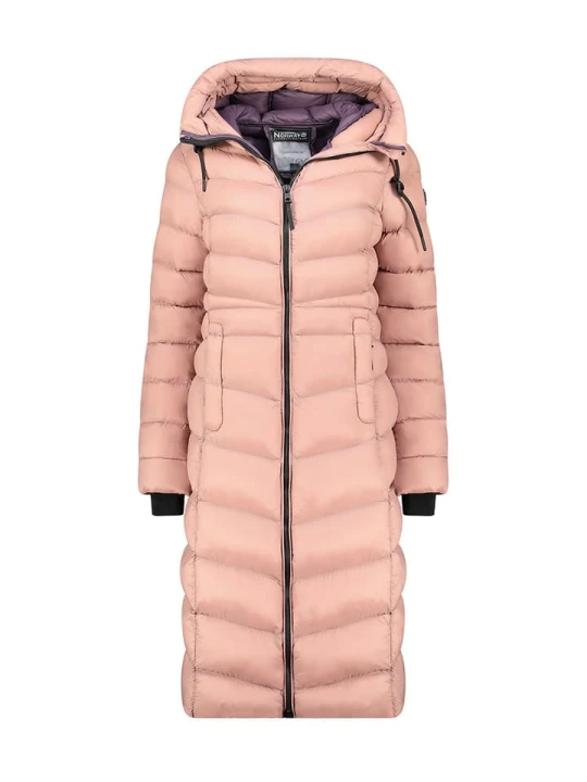 Zdjęcie produktu Geographical Norway Płaszcz pikowany "Berangere" w kolorze jasnoróżowym rozmiar: 152