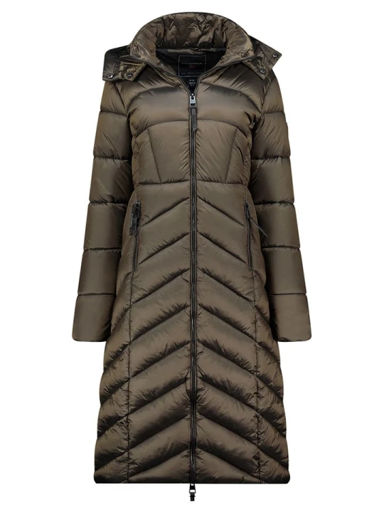 Zdjęcie produktu Geographical Norway Płaszcz pikowany "Blanche" w kolorze khaki rozmiar: XL