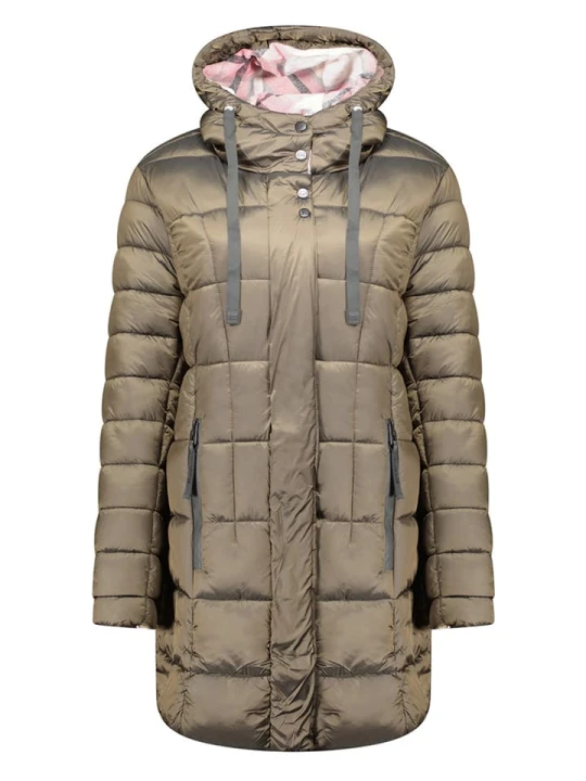 Zdjęcie produktu Geographical Norway Płaszcz pikowany "Bulli" w kolorze khaki rozmiar: XXL