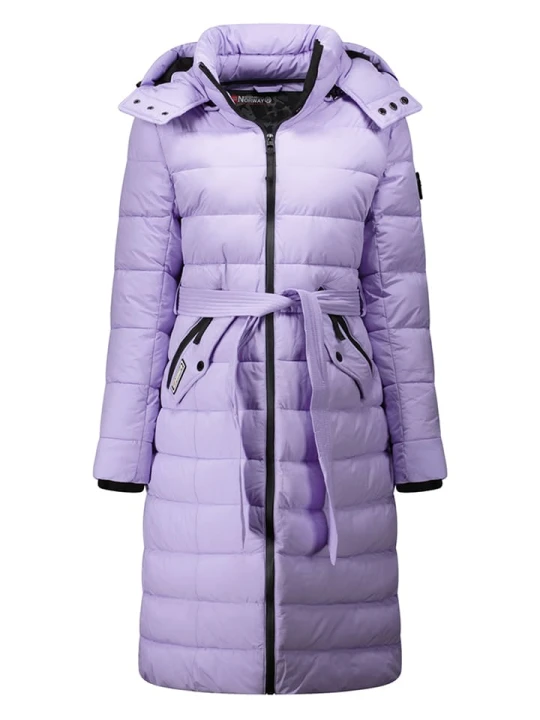Zdjęcie produktu Geographical Norway Płaszcz pikowany "Cabima" w kolorze fioletowym rozmiar: XXL