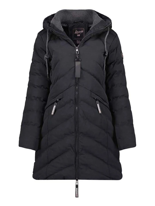 Zdjęcie produktu Geographical Norway Płaszcz pikowany "Clarisal" w kolorze czarnym rozmiar: L