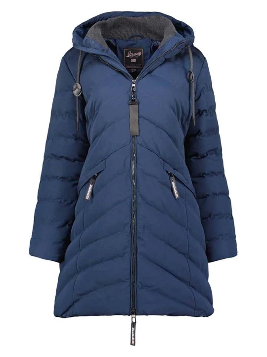 Zdjęcie produktu Geographical Norway Płaszcz pikowany "Clarisal" w kolorze granatowym rozmiar: L