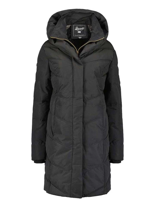 Zdjęcie produktu Geographical Norway Płaszcz pikowany "Djamila" w kolorze czarnym rozmiar: XL