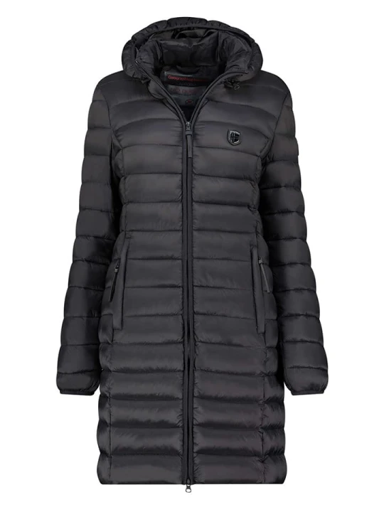 Zdjęcie produktu Geographical Norway Płaszcz pikowany w kolorze czarnym rozmiar: XL