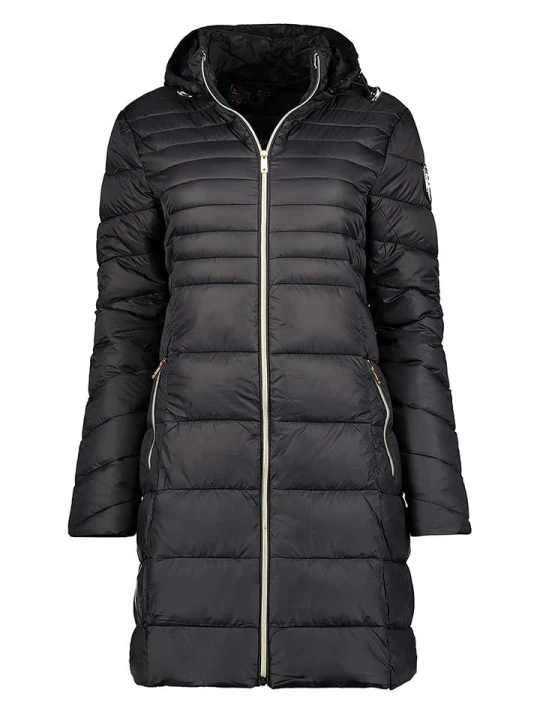 Zdjęcie produktu Geographical Norway Płaszcz pikowany w kolorze czarnym rozmiar: M